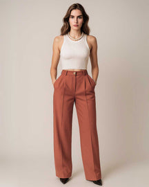 Calça Alfaiataria Wide Leg Premium Feminina