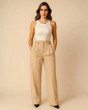 Calça Alfaiataria Wide Leg Premium Feminina