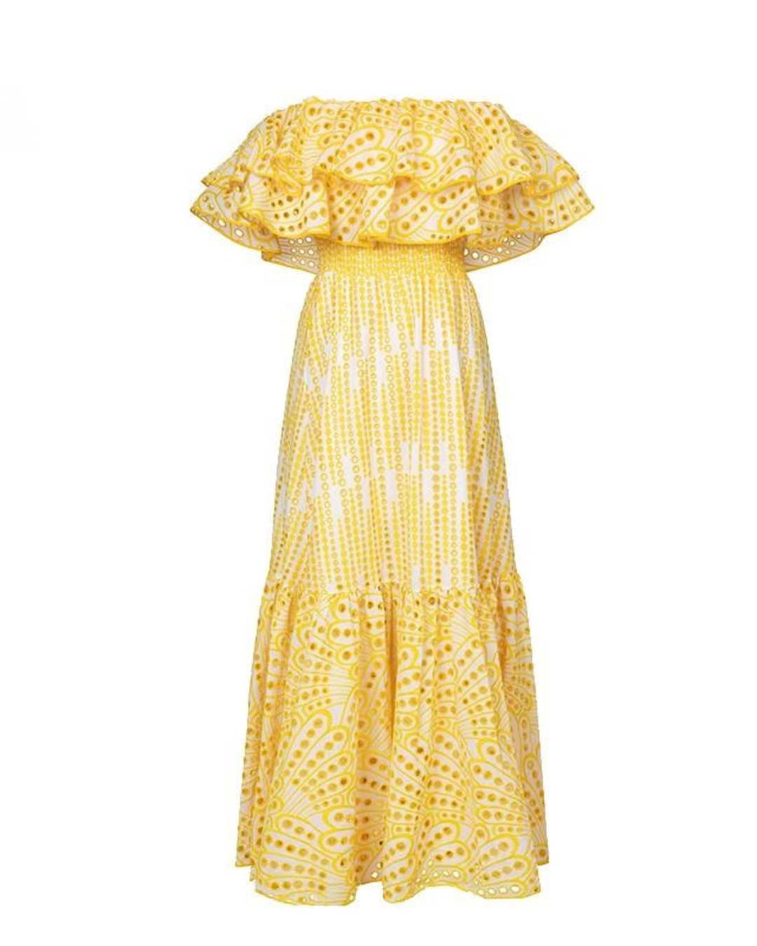 Vestido Jasmine Amarelo Midi